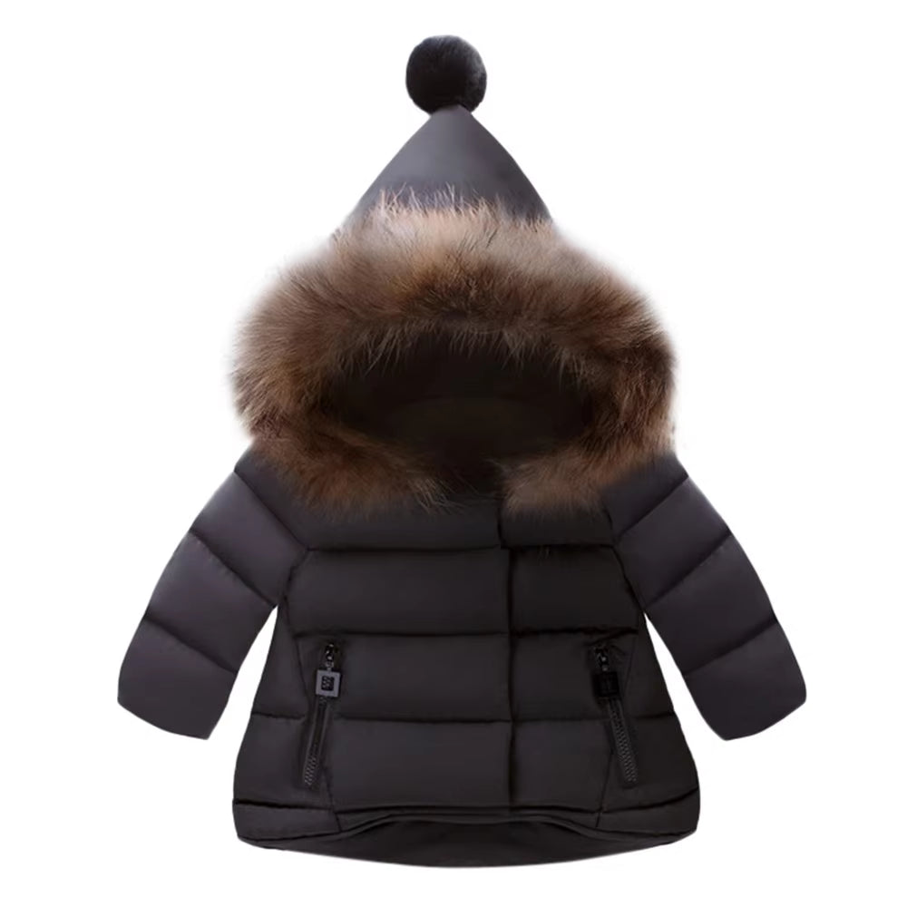 Baby Girls Jacket Autumn Winter Warm Coat for Girls Warm Hooded Outerwear Coat for Boys Jacket Coat Clothes L0926