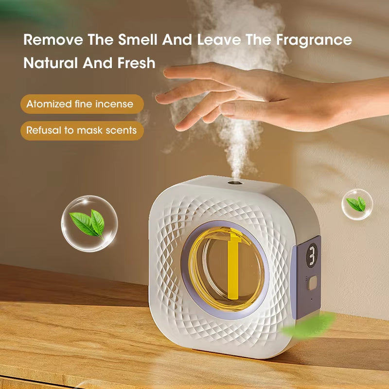 Automatic Fragrance Humidifier Machine Digital Display Hotel Spray Toilet Deodorization Household Perfume Machine Air Diffuser