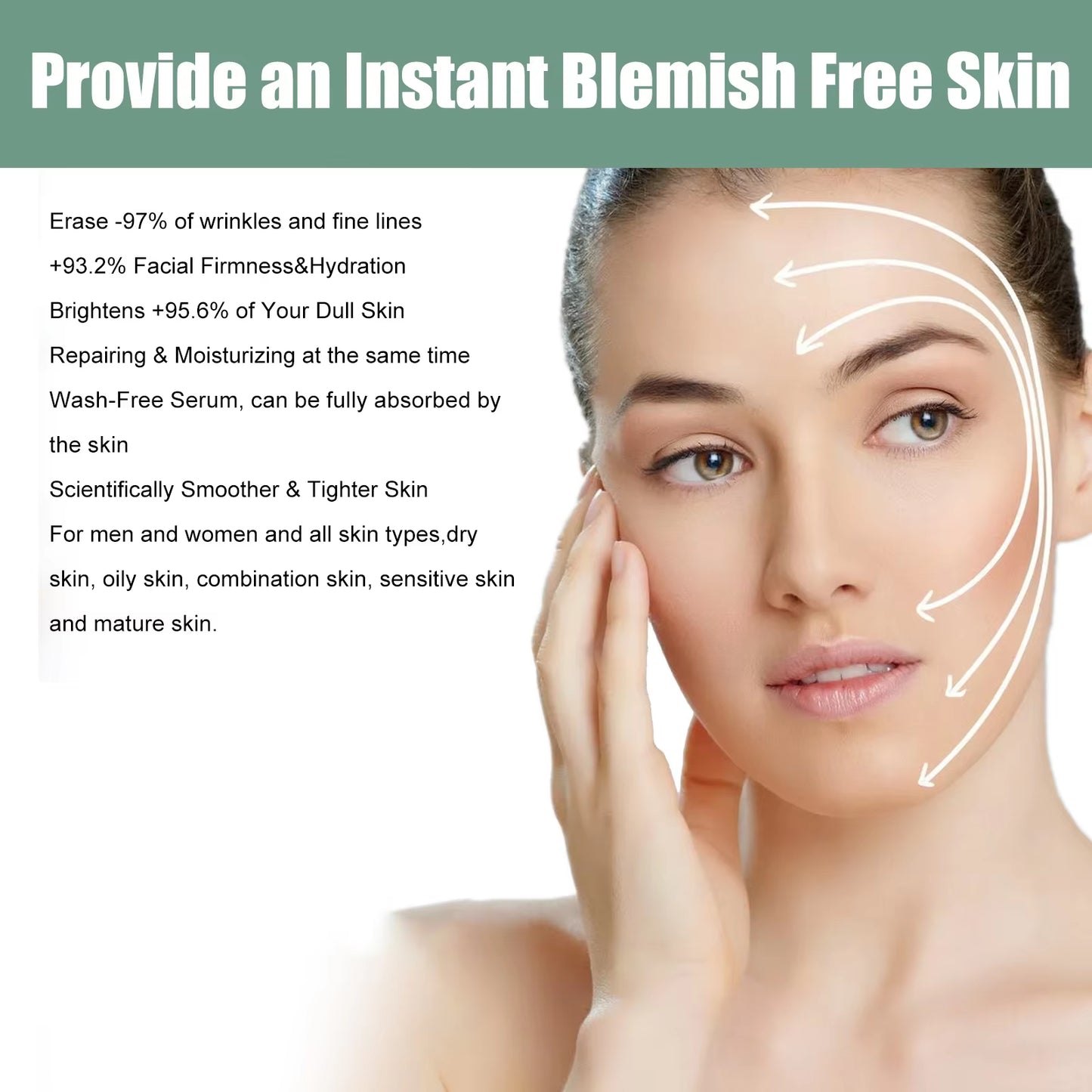 Collagen Booster Serum Firming Lifting Wrinkle Remover Anti-Aging Serum Fade Fine Lines Face Essence Nourishing Skin Care