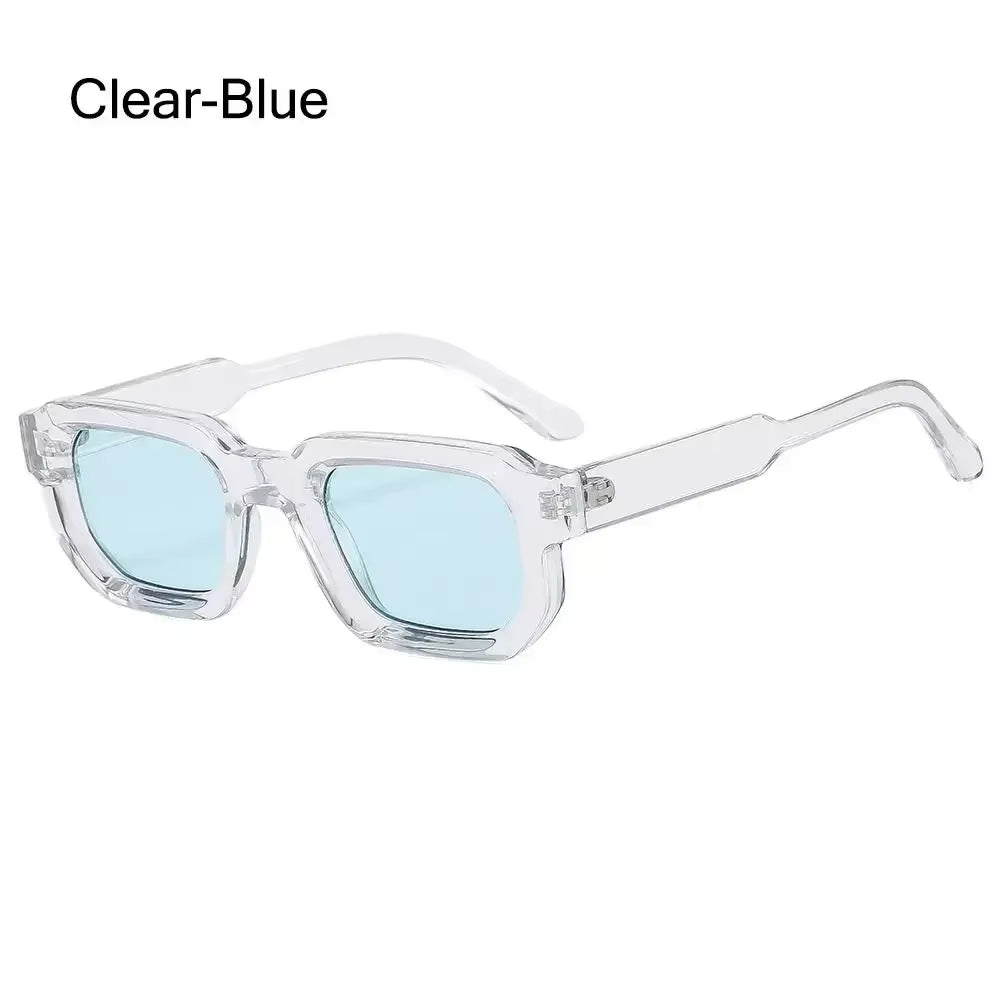 Fashion Retro Small Square Frame Sunglasses Women Shades UV400 Protection Vintage Punk Men Outdoor Sports Y2K Sun Glasses