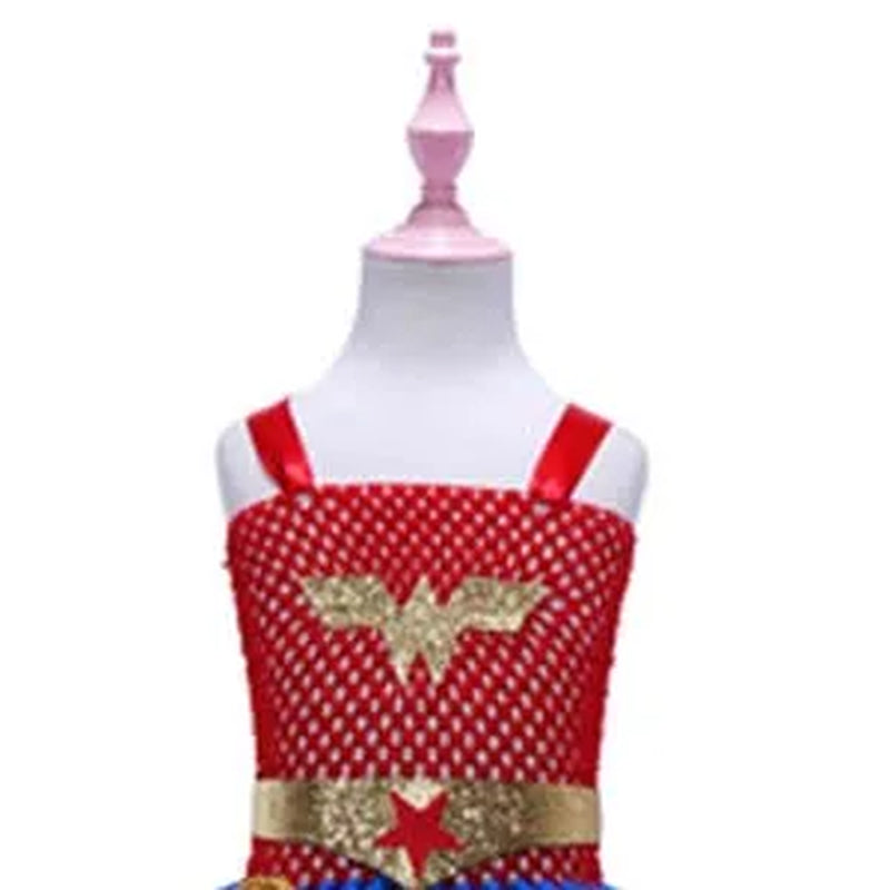 Wonder Woman Costume Kids Superhero Costume Girls Halloween Costume for Kids