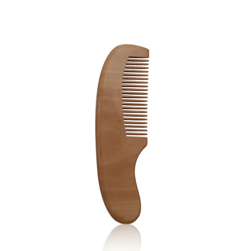 Newborn Baby Wooden Brush Baby Natural Wool Comb Newborn Hair Brush Infant Head Massager Portable Bath Brush Comb for Kids